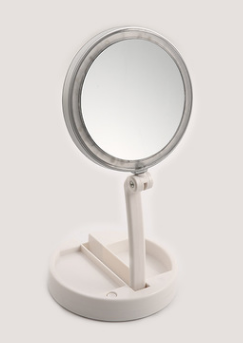 10Xpius1X mirror rechargeable LED make-up mirror lamp holder multi-function lamp touch the mirror. 10Xpius1X mirror rechargeable LED make-up mirror lamp holder multi-function lamp touch the mirror.